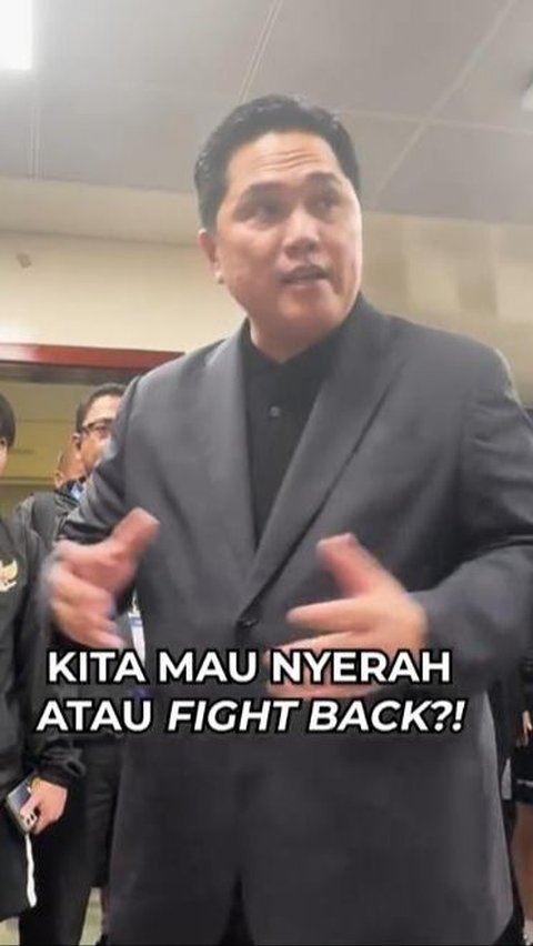 Erick Thohir Visits After Losing to Uzbekistan, The Atmosphere of the U-23 National Team Players Becomes Enthusiastic: We are a Strong Nation, Cannot be Insulted