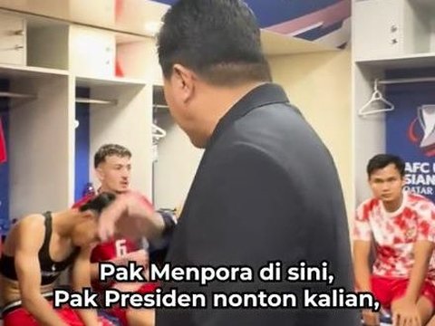Erick Thohir Visits After Losing to Uzbekistan, The Atmosphere of the U-23 National Team Players Becomes Enthusiastic: We are a Strong Nation, Cannot be Insulted