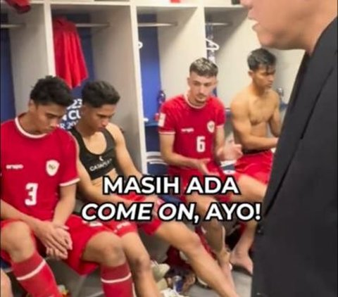 Erick Thohir Visits After Losing to Uzbekistan, The Atmosphere of the U-23 National Team Players Becomes Enthusiastic: We are a Strong Nation, Cannot be Insulted