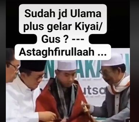 CEK FAKTA: Hoaks Video Gibran Diberi Gelar 'Gus'