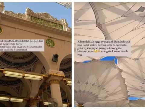 Erina Gudono's Style During Umrah with Kaesang, Focused on Brown Bag and Belt