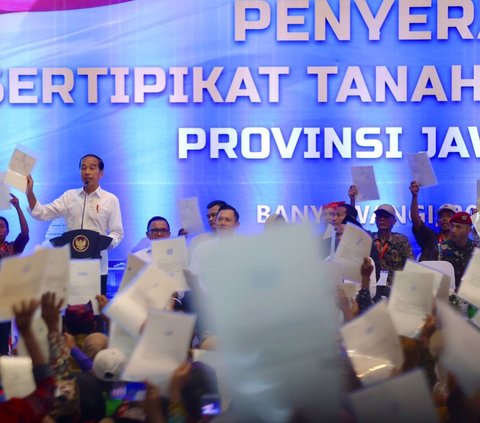 Jokowi: Banyuwangi Terbesar di Indonesia Penerima Sertifikat Tanah Elektronik TORA