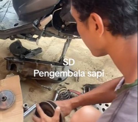 Si wanita ini bagikan kisah perjuangan kekasihnya yang bekerja dari SD hingga Bisa Wisuda S2 dengan biaya sendiri.