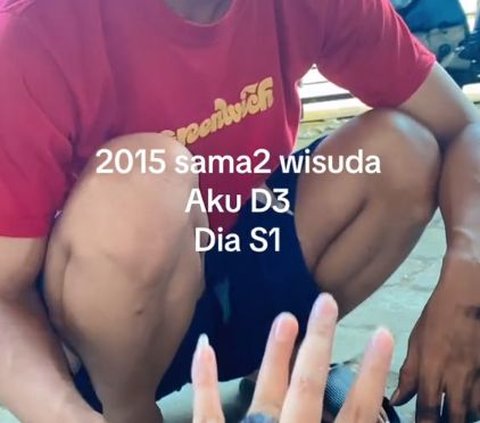 Si wanita ini bagikan kisah perjuangan kekasihnya yang bekerja dari SD hingga Bisa Wisuda S2 dengan biaya sendiri.