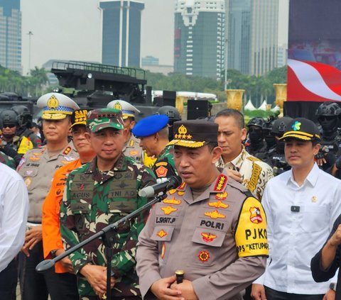 Panglima TNI dan Kapolri Pimpin Apel Pasukan Pengamanan Idul Fitri 1445 H