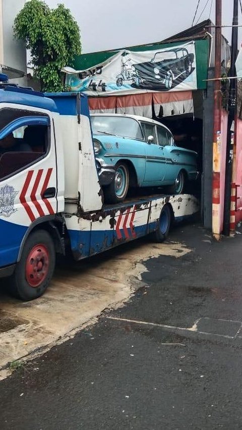 KPK Sita Mobil Antik Merk Chevrolet Milik Andhi Pramono Disembunyikan di Bengkel Reparasi