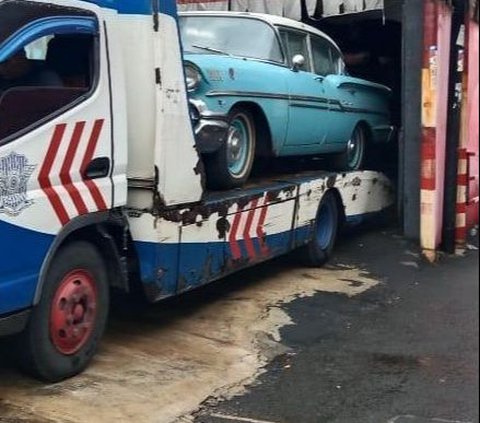 KPK Sita Mobil Antik Merk Chevrolet Milik Andhi Pramono Disembunyikan di Bengkel Reparasi