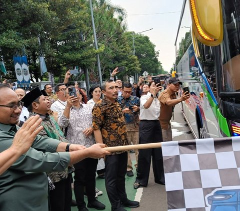 Kementerian Agama Lepas 30 Bus Mudik Gratis, Antar 1.500 Warga Pulang ke Kampung Halaman