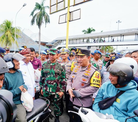 Kaplolri Sigit Bareng Panglima TNI dan Menhub Budi di Bali