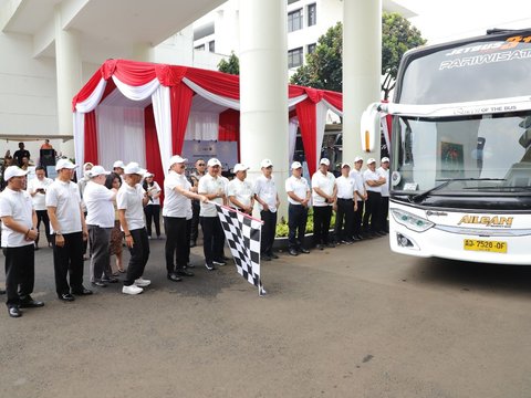 Jaksa Agung Lepas 14 Bus Mudik Gratis, Tujuan Malang hingga Lampung