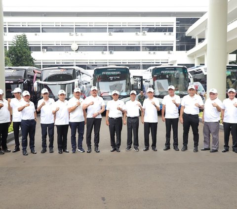 Jaksa Agung Lepas 14 Bus Mudik Gratis, Tujuan Malang hingga Lampung