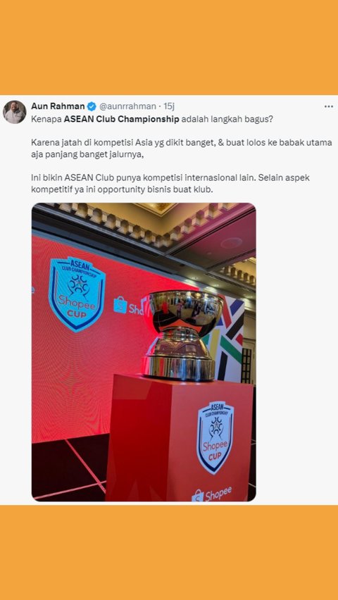 Wow! Dunia Sepak Bola Dibikin Gempar dengan Kehadiran Shopee Cup ASEAN Club Championship 2024/2025