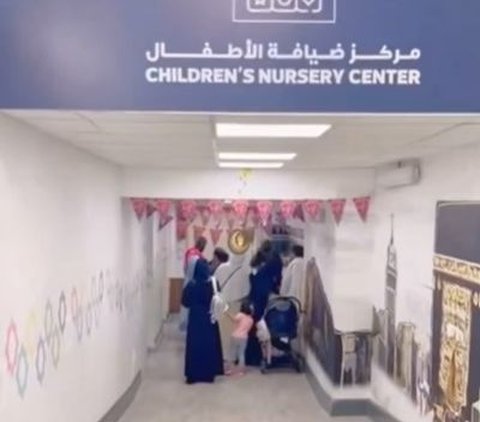 Good news for parents, there is free childcare at Masjidil Haram