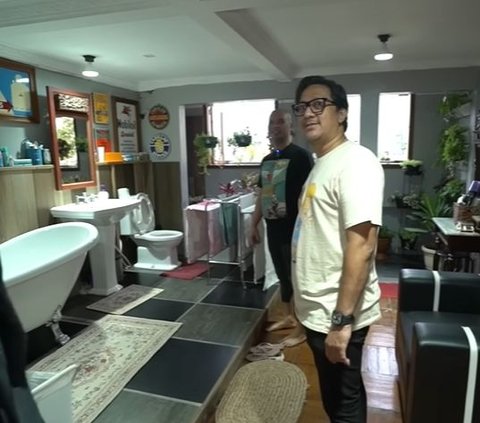 8 Unique Portraits of Ahmad Dhani's Bathroom, Feels Like Stepping into an Antique Museum