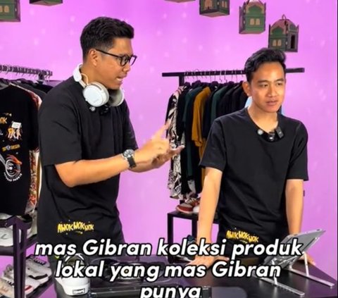 Becoming a Live TikTok Host, Gibran Ends Up Revealing Ganjar Pranowo's Shoes
