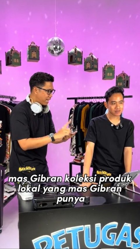 Becoming a Live TikTok Host, Gibran Ends Up Revealing Ganjar Pranowo's Shoes