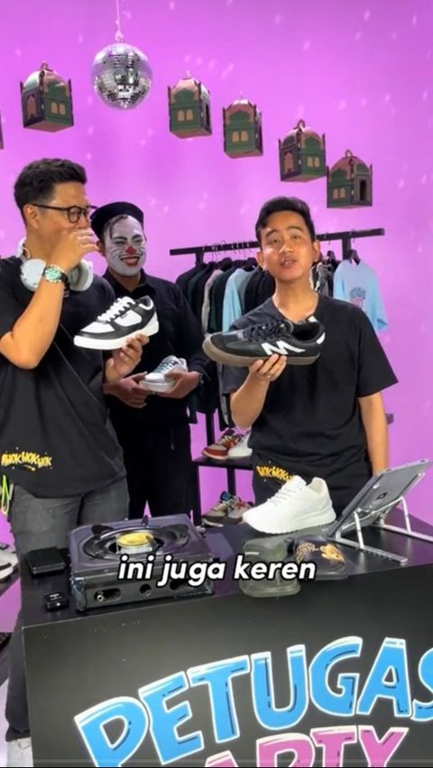 Becoming a Live TikTok Host, Gibran Ends Up Revealing Ganjar Pranowo's Shoes