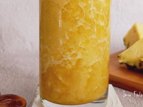 Resep Es Kurma Nanas