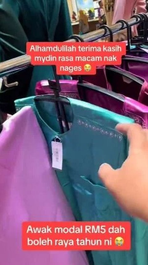 Viral Baju Lebaran Dijual Murah Meriah Cuma Rp16 Ribu, Auto Diserbu Emak-emak