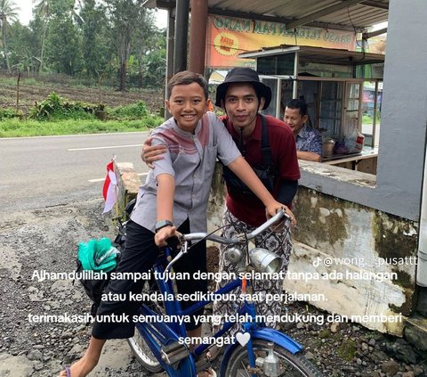 Viral, Pria Ini Bagikan Pengalaman Mudik dari Jogja ke Pemalang Naik Sepeda