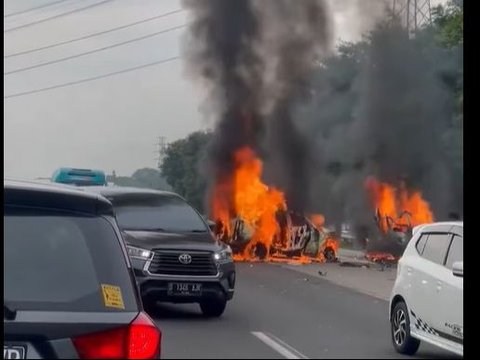 Polisi Hentikan Contraflow di Tol Jakarta-Cikampek Imbas Kecelakaan Maut di KM 58