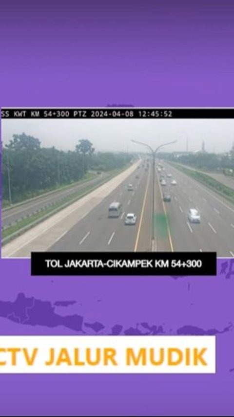 LIVE CCTV Jalur Mudik 2024, Kondisi Terkini Lalu Lintas Tol Trans Jawa