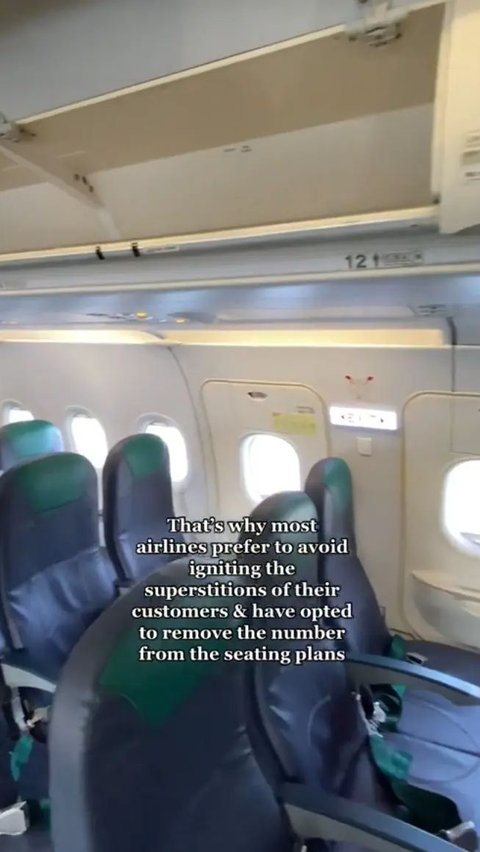 In addition to the number 13, the reason why airplane seat numbers do not have the number 17 is revealed