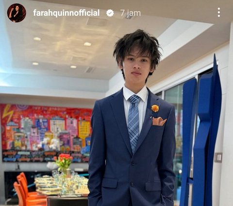 Genap Berusia 17 Tahun, Potret Terbaru Armand Anak Farah Quinn yang Makin Ganteng dan Bule Banget