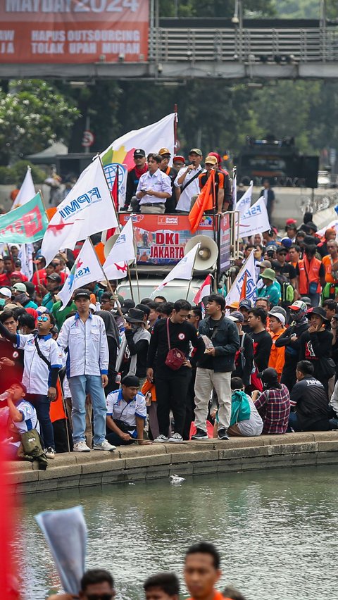 Kedua tuntutan tersebut, menurut Said Iqbal, menjadi persoalan buruh dalam 5 tahun terakhir. Foto: Liputan6.com/Angga Yuniar