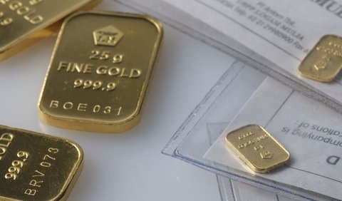 Sebelumnya, harga emas batangan berada di posisi Rp1.308.000 per gram pada Rabu (8/5). 