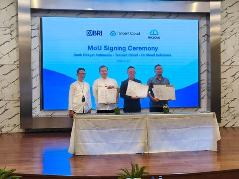 Perkuat Kapabilitas Digital, BRI Jalin Kerja Sama dengan Tencent Cloud dan Hi Cloud Indonesia