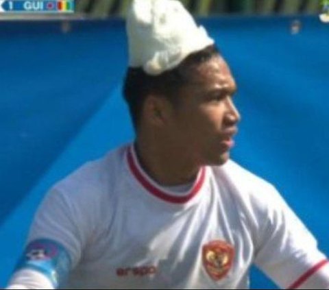 8 Photos of Witan Sulaeman with Bandage on His Head during Indonesia Vs Guinea Went Viral, Netizens: Looks Like Wearing a Peci