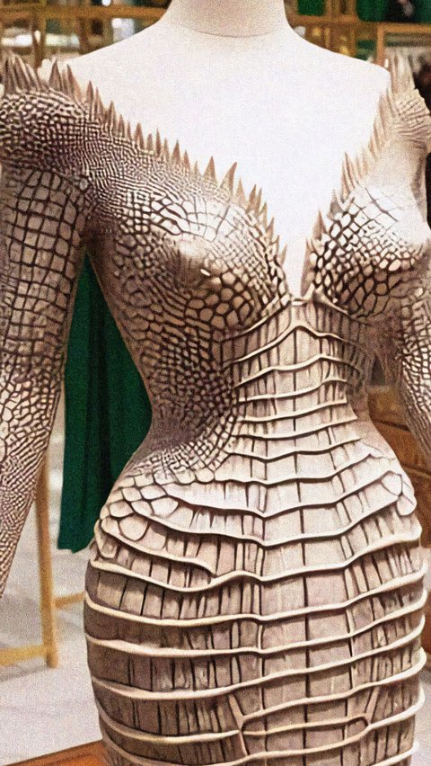 Viral! Graduation Kebaya Anti-Mainstream, the Fabric and Model Resembles a Crocodile, Netizens: 