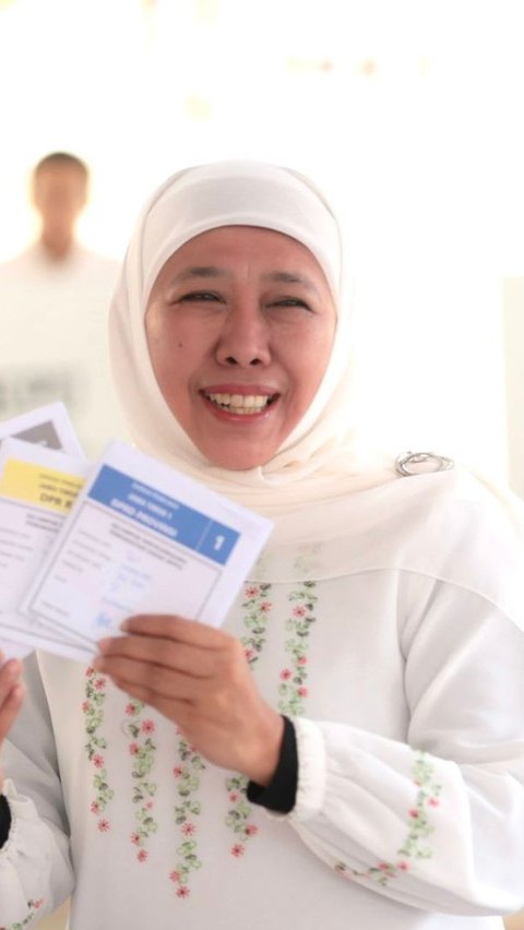 <br>Khofifah Harap Golkar dan Gerindra Ikut Usung Duet dengan Emil Dardak di Pilgub Jatim