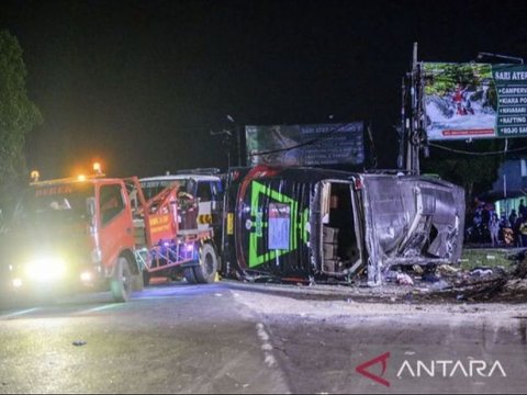 Tim Traffic Accident Analysis Bakal Olah TKP Kecelakaan Bus SMK Lingga Kencana di Ciater