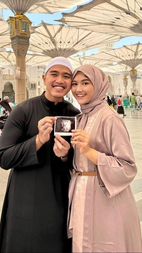 Announce the news that Erina Gudono is pregnant with her first child, Kaesang Pangarep: A gift from Allah.