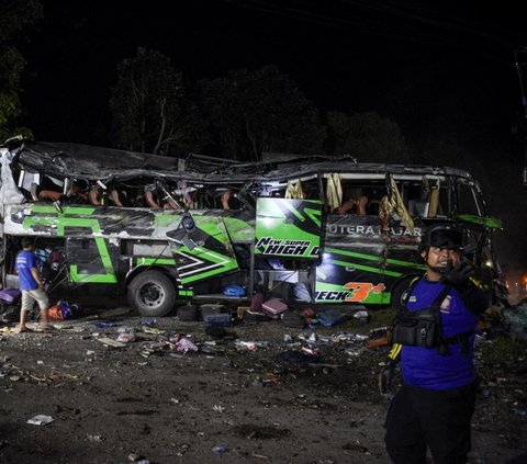 Kemenhub Ungkap Penyebab Bus SMK Lingga Kencana Depok Kecelakaan di Ciater