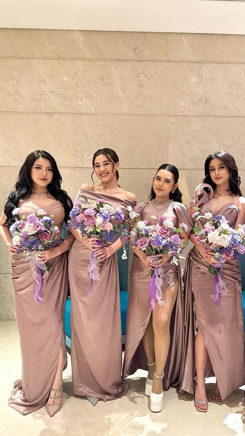 10 Adu Gaya Fuji VS Aaliyah Massaid Jadi Bridesmaid, Kekasih Thariq Halilintar Disebut Kebanting