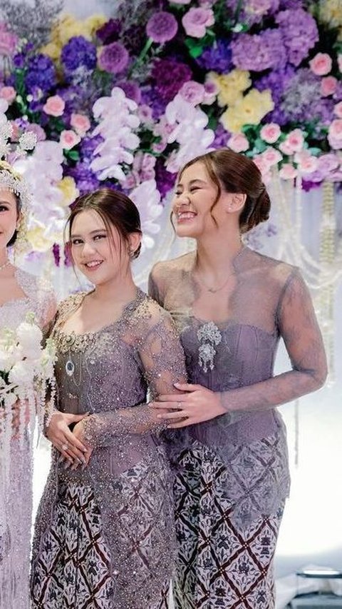 Aaliyah Massaid became a bridesmaid in the beautiful wedding of Mahalini and Rizky Febian.