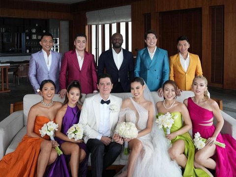 Model Bridesmaid Pernikahan Artis Indonesia, Gaun Pengiring Mahalini dan Rizky Febian Cantik Banget