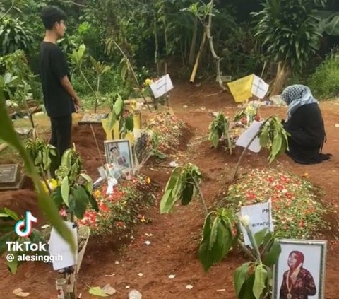 7 Korban Kecelakaan Maut Bus Rombongan SMK Lingga Kencana Dimakamkan Berdekatan, Warganet Ikut Sedih