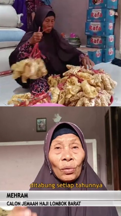 Berangkat Haji Berkat Jual Kerupuk Keliling selama 38 Tahun, Kisah Nenek Asal Lombok Barat Ini Bikin Kagum