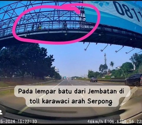 Pengemudi Mobil di Tol Tangerang-Jakarta Resah dan Takut Banyak Bocah Lempar Batu dari Atas JPO, Polisi Diminta Segera Bertindak