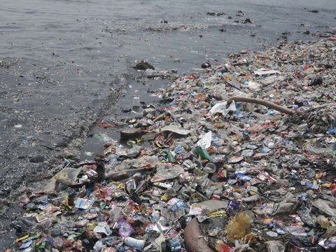 FOTO: Potret Sampah yang Semakin Mengkhawatirkan Kehidupan Nelayan di Pesisir dan Laut Jakarta