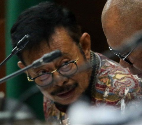 FOTO: Raut Wajah Syahrul Yasin Limpo Mendengarkan 8 Pejabat Kementan Bersaksi di Sidang Lanjutan