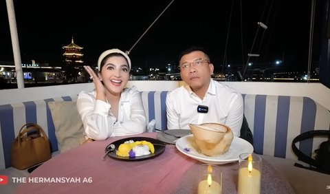 Ashanty juga menyampaikan harapannya di momen anniversary pernikahan. Ashanty juga memberikan petuah pernikahan kepada Azriel.<br>