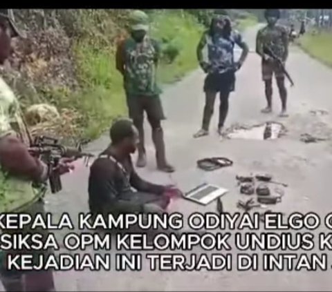 Sadisnya OPM Siksa Kepala Kampung di Tengah Jalan, TNI Langsung Bereaksi