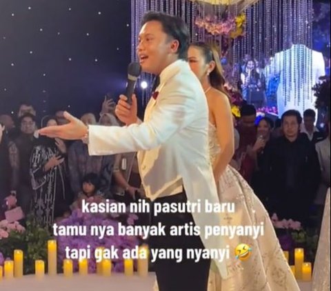 Rizky Febian's Moment of 'Begging' Guests to Sing at His Wedding Receives Attention: 'Why Doesn't Anyone Want to?'