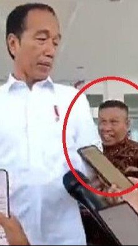 Viral Pria Nyelonong sambil Teriak Saat Konferensi Pers Jokowi di Konawe: 'Gaji Saya 6 Tahun Ditahan Negara'