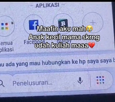 Iseng Buka HP Milik Mendiang Ibu, Wanita Ini Terenyuh usai Baca Daftar Pencariannya